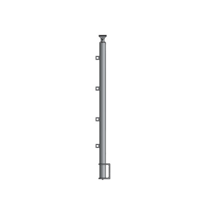 Hliníkový sloupek BRS 40 mm 90/4 boční kotvení 